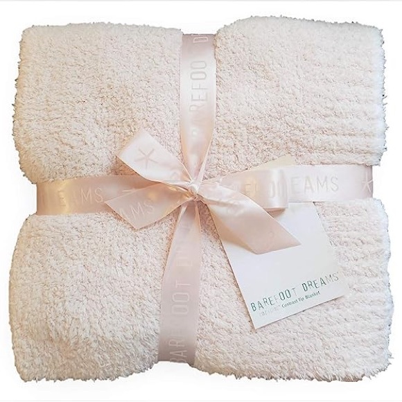 Barefoot Dreams Bedding Nwt Barefoot Dreams Cozychic Rib Trim Throw